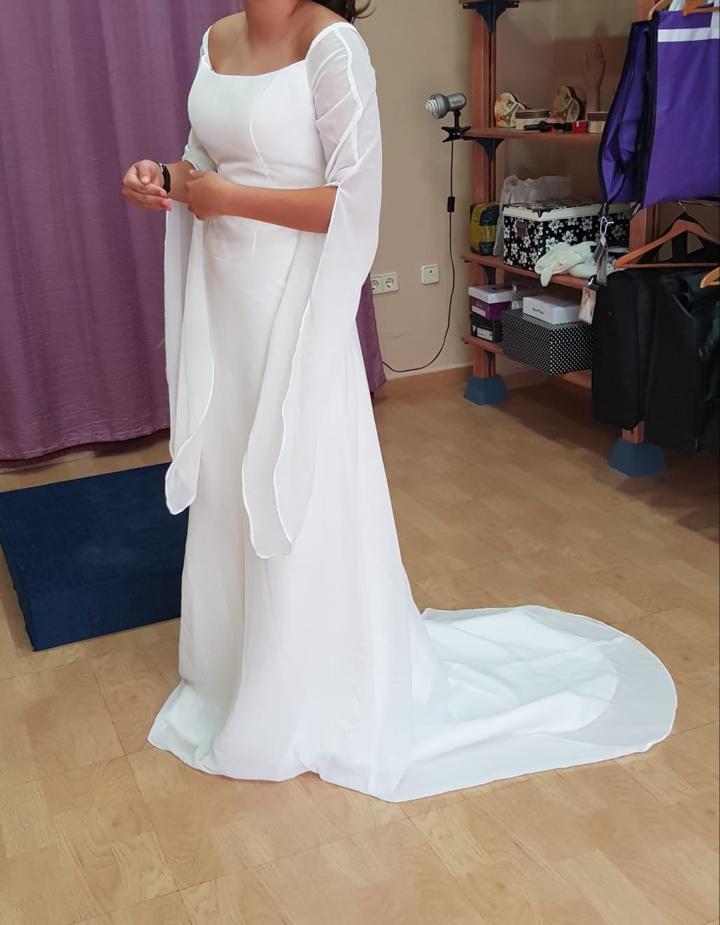 Vestido de novia medieval celta